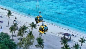 تله کابین کیش، متفاوت ترین تفریح غیر آبی کیش