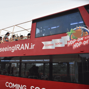 اتوبوس دو طبقه کیش