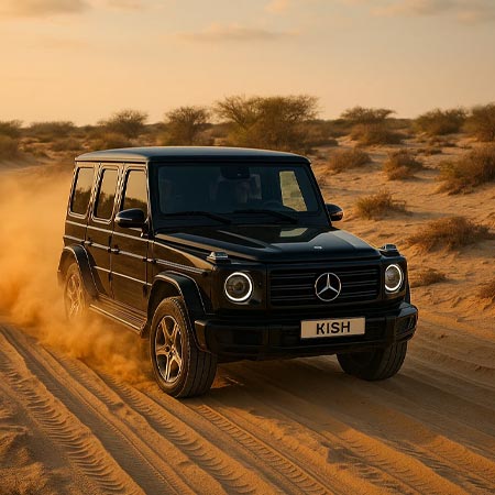 سافاری با بنز G-Class جی کلاس کیش